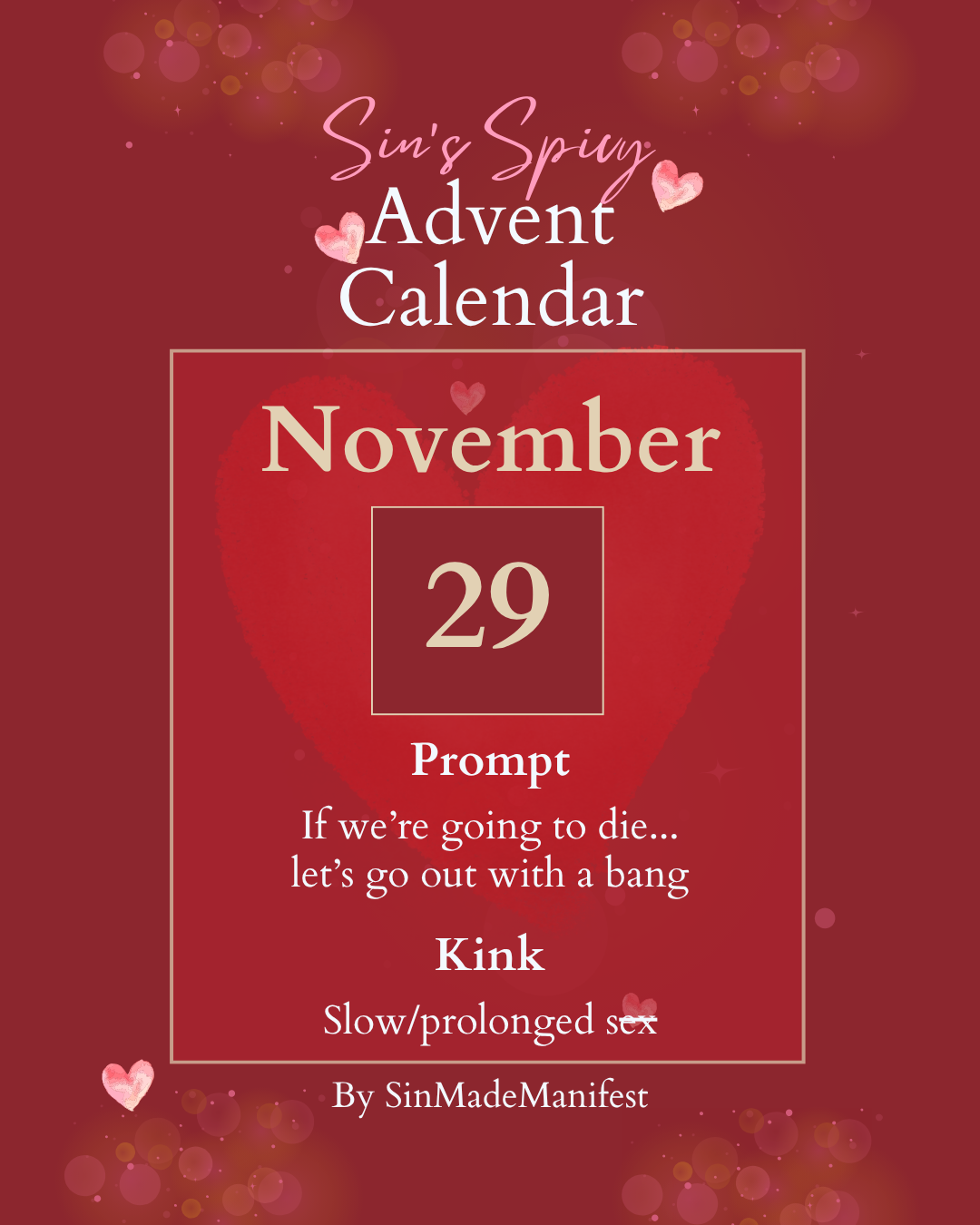 Sin's Spicy Advent Calendar